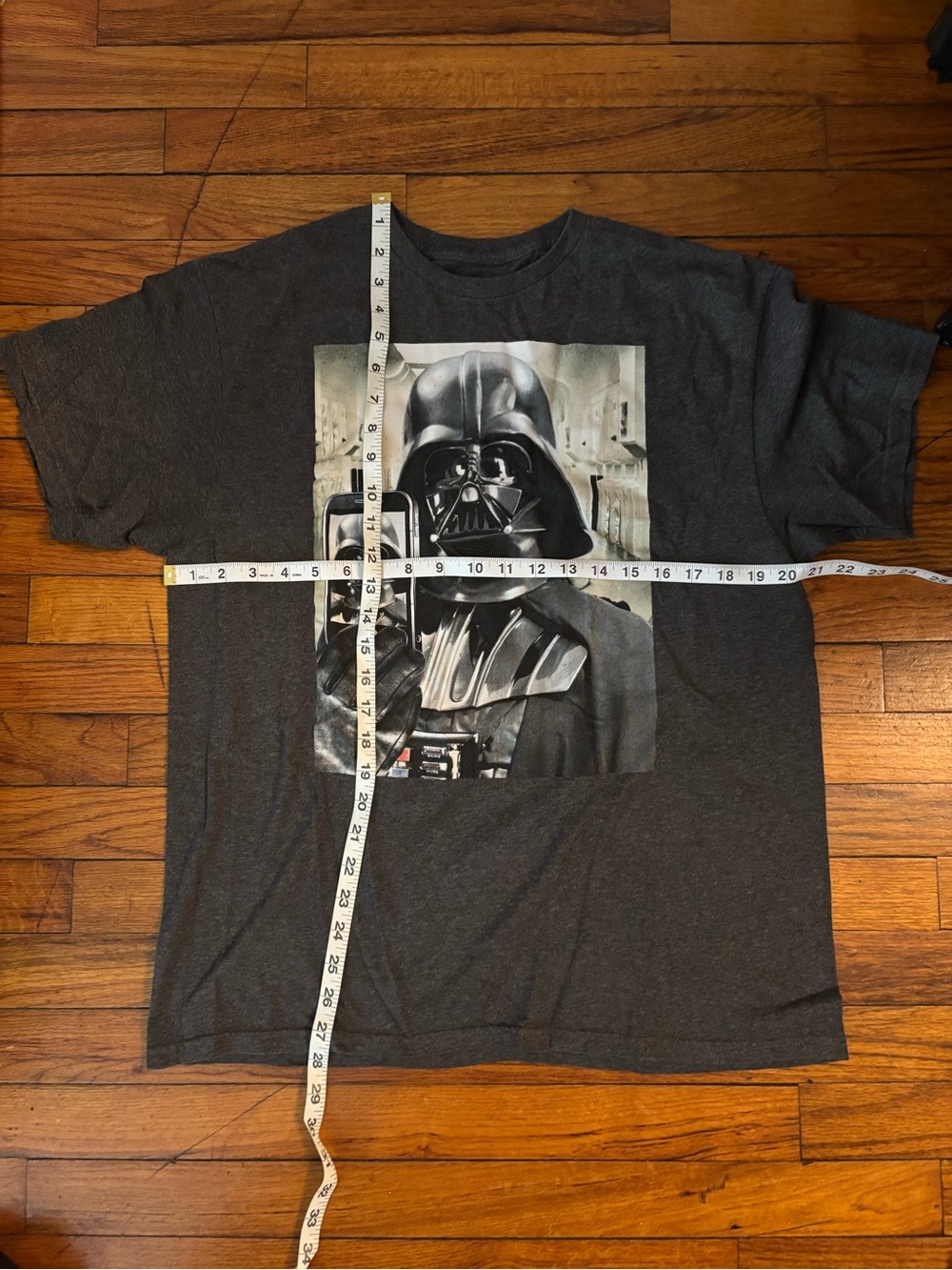 Star Wars Darth Vader Graphic Tee - Charcoal Gray